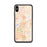 Custom iPhone XS Max Clovis California Map Phone Case in Watercolor