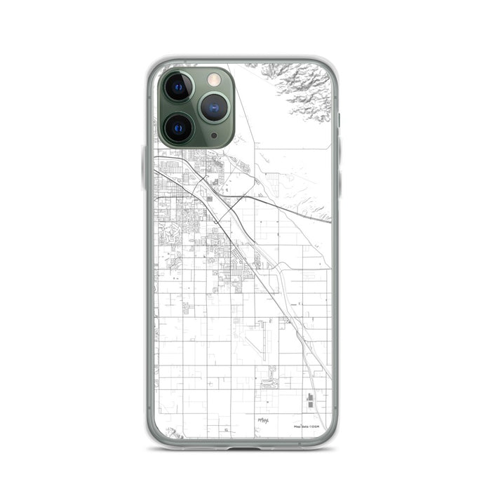 Custom iPhone 11 Pro Coachella California Map Phone Case in Classic