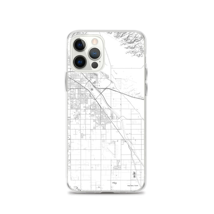 Custom iPhone 12 Pro Coachella California Map Phone Case in Classic