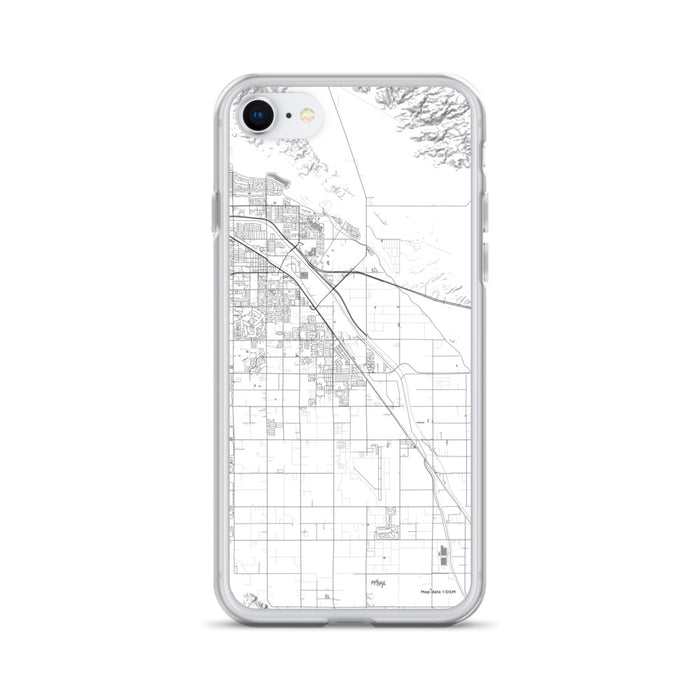 Custom iPhone SE Coachella California Map Phone Case in Classic