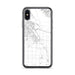 Custom iPhone X/XS Coachella California Map Phone Case in Classic