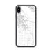 Custom iPhone XS Max Coachella California Map Phone Case in Classic