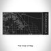 Rendered View of Coachella California Map Engraving on 17oz Stainless Steel Insulated Cola Bottle in Black