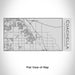Rendered View of Coachella California Map Engraving on 17oz Stainless Steel Insulated Cola Bottle