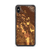Custom iPhone XS Max Coachella California Map Phone Case in Ember
