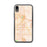 Custom iPhone XR Coachella California Map Phone Case in Watercolor