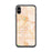 Custom iPhone X/XS Coachella California Map Phone Case in Watercolor