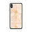 Custom iPhone XS Max Coachella California Map Phone Case in Watercolor