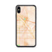 Custom iPhone XS Max Coachella California Map Phone Case in Watercolor