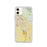 Custom iPhone 11 Coachella California Map Phone Case in Woodblock