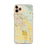 Custom iPhone 11 Pro Max Coachella California Map Phone Case in Woodblock