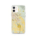 Custom iPhone 12 Coachella California Map Phone Case in Woodblock