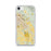 Custom iPhone SE Coachella California Map Phone Case in Woodblock