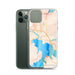 Custom Coeur d'Alene Idaho Map Phone Case in Watercolor