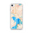 Custom iPhone SE Coeur d'Alene Idaho Map Phone Case in Watercolor