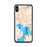 Custom iPhone XS Max Coeur d'Alene Idaho Map Phone Case in Watercolor