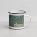 Right View Custom Cold Spring New York Map Enamel Mug in Afternoon