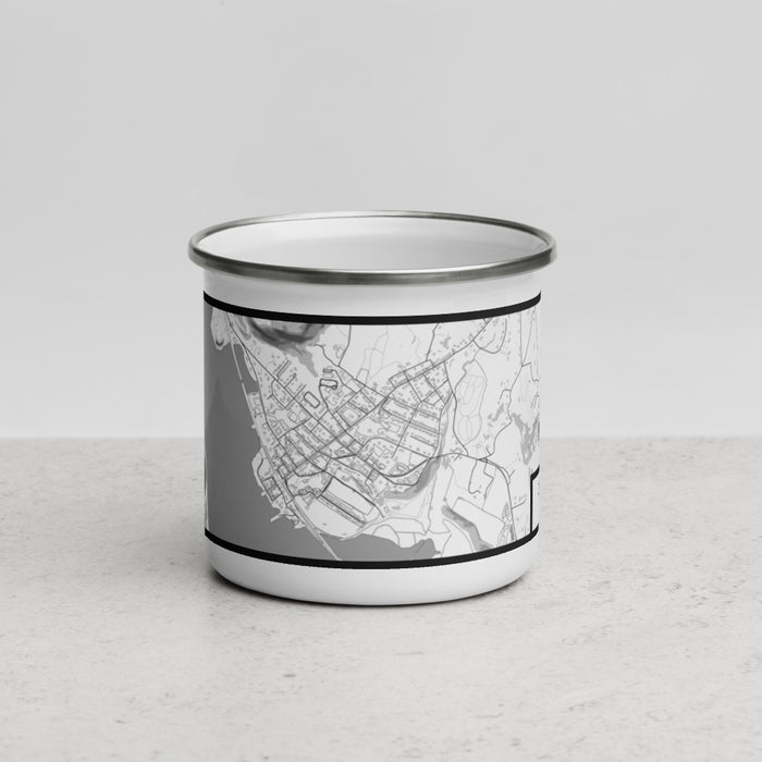 Front View Custom Cold Spring New York Map Enamel Mug in Classic