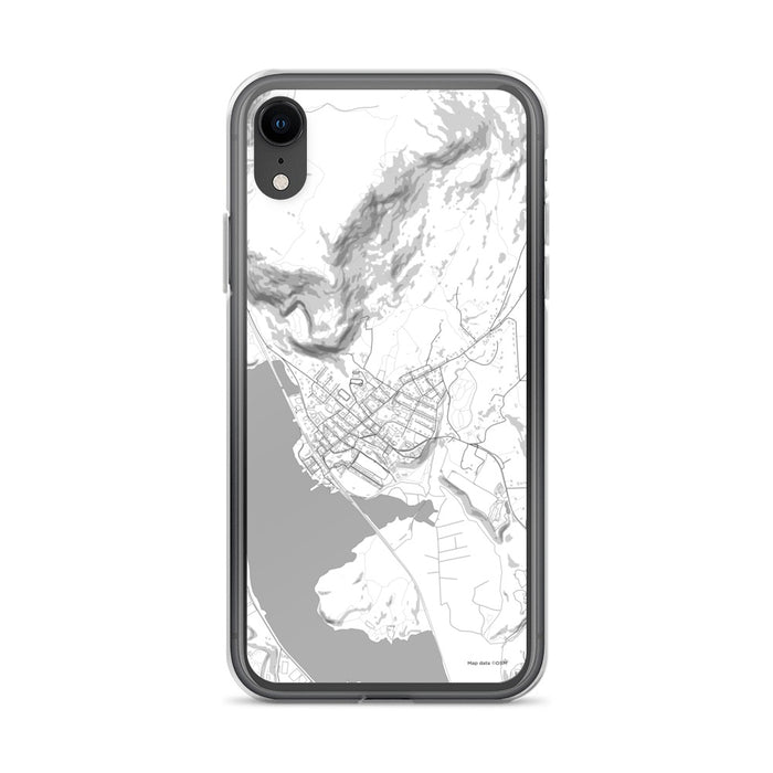Custom iPhone XR Cold Spring New York Map Phone Case in Classic