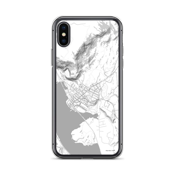Custom iPhone X/XS Cold Spring New York Map Phone Case in Classic