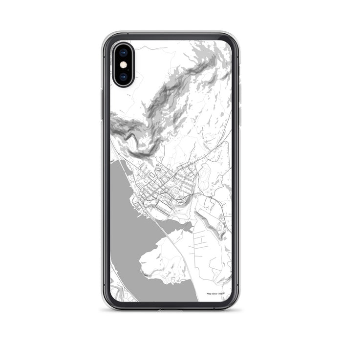 Custom iPhone XS Max Cold Spring New York Map Phone Case in Classic