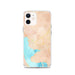 Custom iPhone 12 Cold Spring New York Map Phone Case in Watercolor