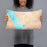 Person holding 20x12 Custom Cold Spring New York Map Throw Pillow in Watercolor