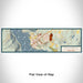 Flat View of Map Custom Cold Spring New York Map Enamel Mug in Woodblock