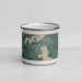 Front View Custom Coleraine Minnesota Map Enamel Mug in Afternoon