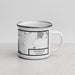 Right View Custom Coleraine Minnesota Map Enamel Mug in Classic