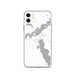 Custom iPhone 11 Coleraine Minnesota Map Phone Case in Classic