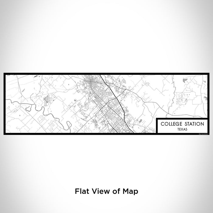Flat View of Map Custom College Station Texas Map Enamel Mug in Classic