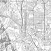 Colorado Springs Colorado Map Print in Classic Style Zoomed In Close Up Showing Details