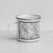 Left View Custom Colorado Springs Colorado Map Enamel Mug in Classic