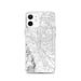 Custom Colorado Springs Colorado Map iPhone 12 Phone Case in Classic