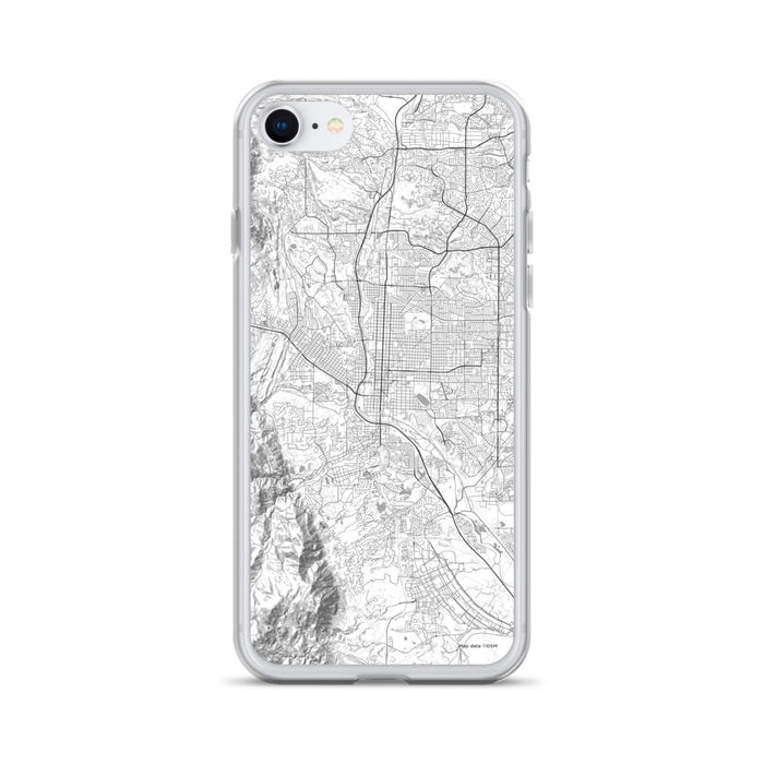 Custom Colorado Springs Colorado Map iPhone SE Phone Case in Classic