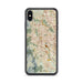 Custom Colorado Springs Colorado Map Phone Case in Woodblock