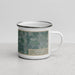 Right View Custom Colquitt Georgia Map Enamel Mug in Afternoon