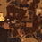Colquitt Georgia Map Print in Ember Style Zoomed In Close Up Showing Details