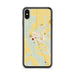 Custom Colquitt Georgia Map Phone Case in Woodblock