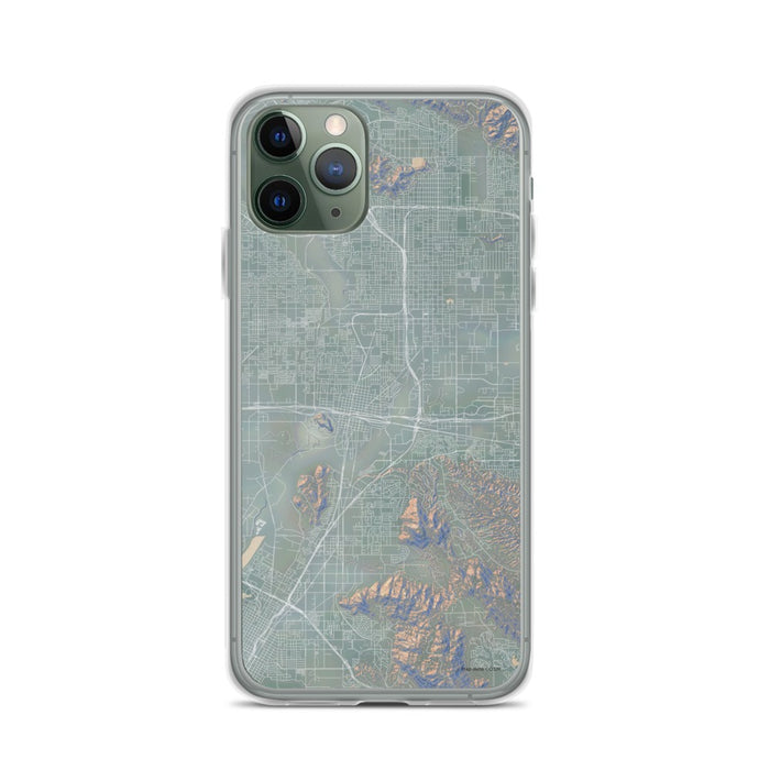 Custom iPhone 11 Pro Colton California Map Phone Case in Afternoon