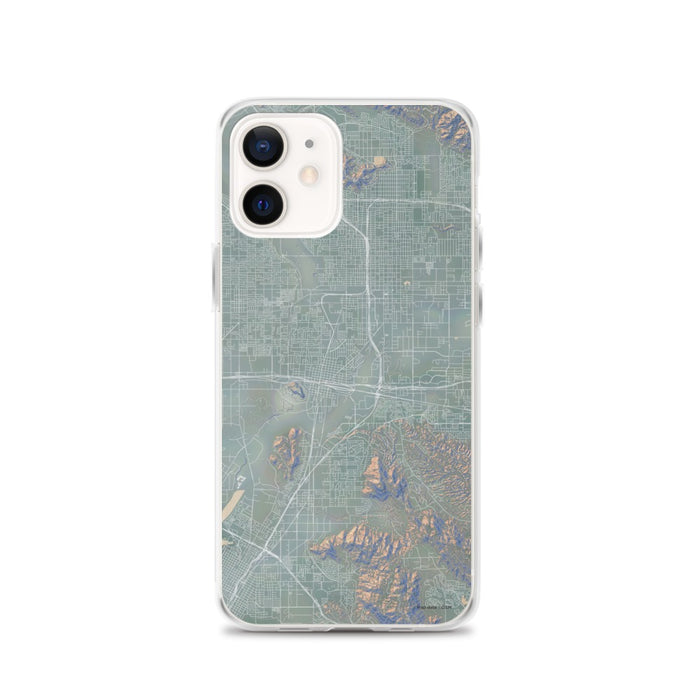 Custom iPhone 12 Colton California Map Phone Case in Afternoon