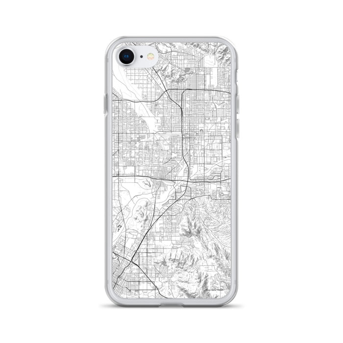 Custom iPhone SE Colton California Map Phone Case in Classic