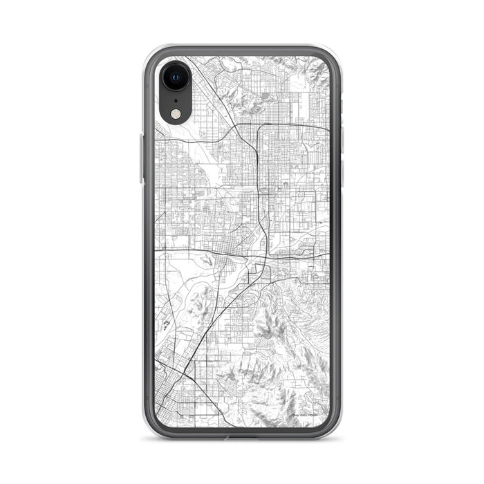 Custom iPhone XR Colton California Map Phone Case in Classic