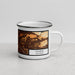 Right View Custom Colton California Map Enamel Mug in Ember