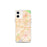 Custom iPhone 12 mini Colton California Map Phone Case in Watercolor