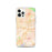 Custom iPhone 12 Pro Colton California Map Phone Case in Watercolor