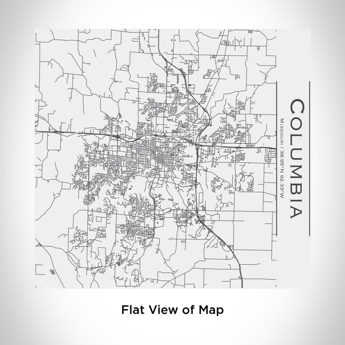 Jace Maps, San Francisco Map Tall White Tumbler