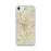 Custom Columbia South Carolina Map iPhone SE Phone Case in Woodblock