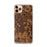 Custom Columbia Tennessee Map Phone Case in Ember